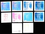 ANK 2613 Ph U "Franz Beckenbauer" imperforated mint phase prints